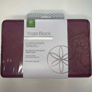 Gaiam Yoga Block, Lightweight Stability, Purple